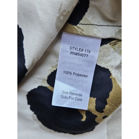 Cabi 174 Ingenue Womens Leopard Animal Print Cami Blouse Career Sz M Ruffle NEW - Picture 8 of 9